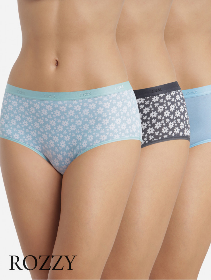 Трусы шорты хлопковые DIM Les Pockets Cotton 4C20 санди блум (уп.3шт.) 