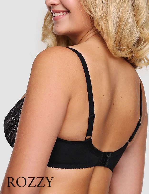 Бюстгальтер балконет Senselle by Felina Platinum Classic 1040002 черный/серебристый пион