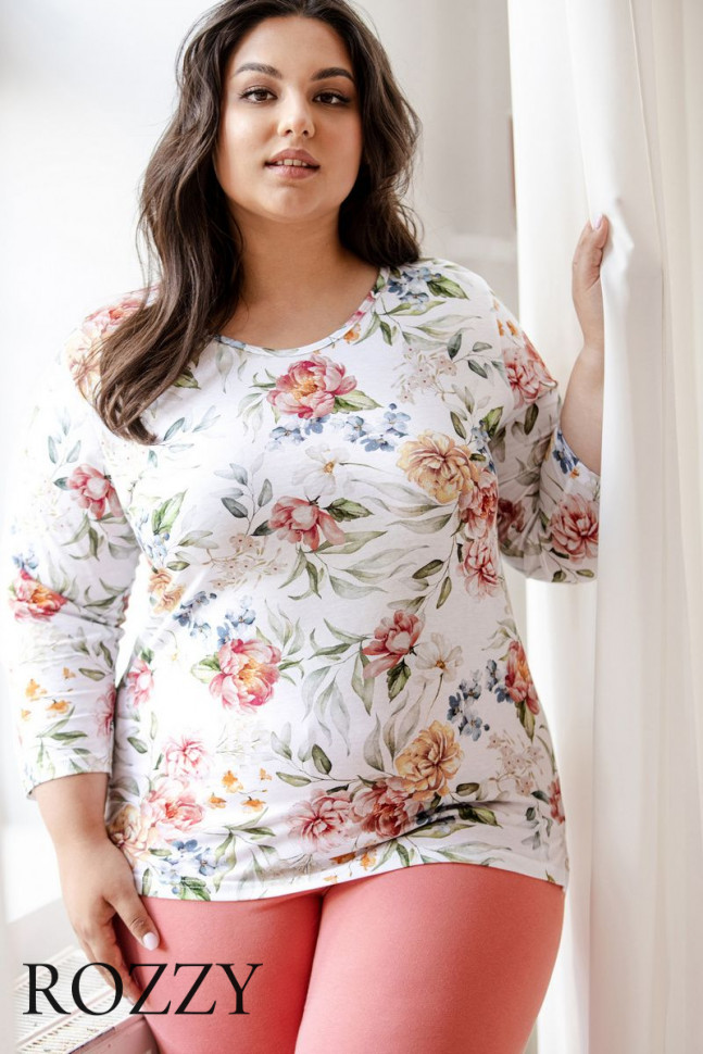 Пижама хлопковая Taro Louisa Maxi 3247/3262 мультиколор