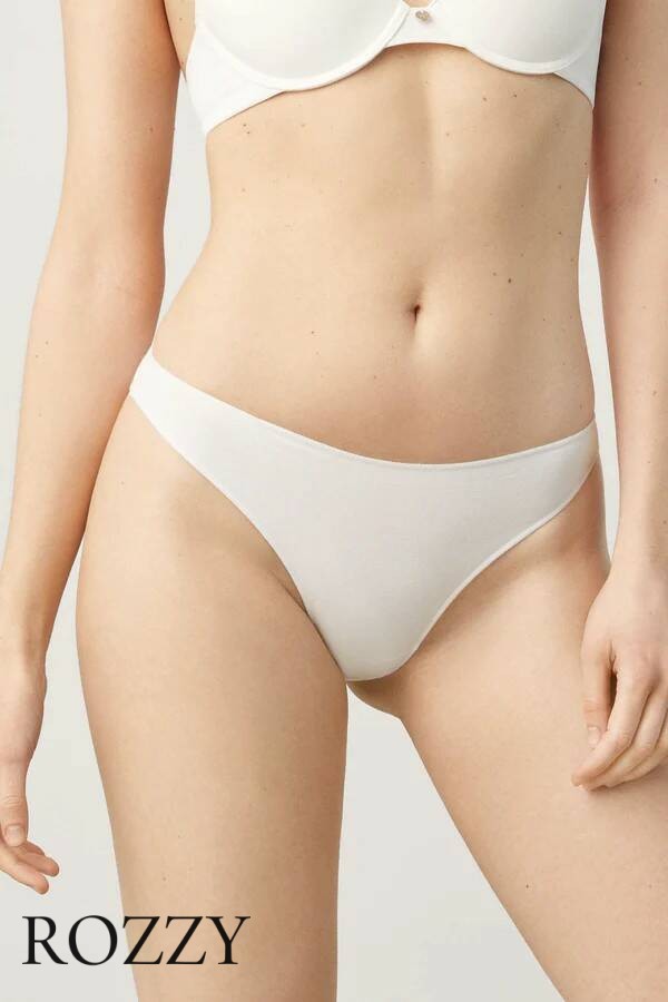 Трусы бразильяна хлопковые Ysabel Mora 19645 белый