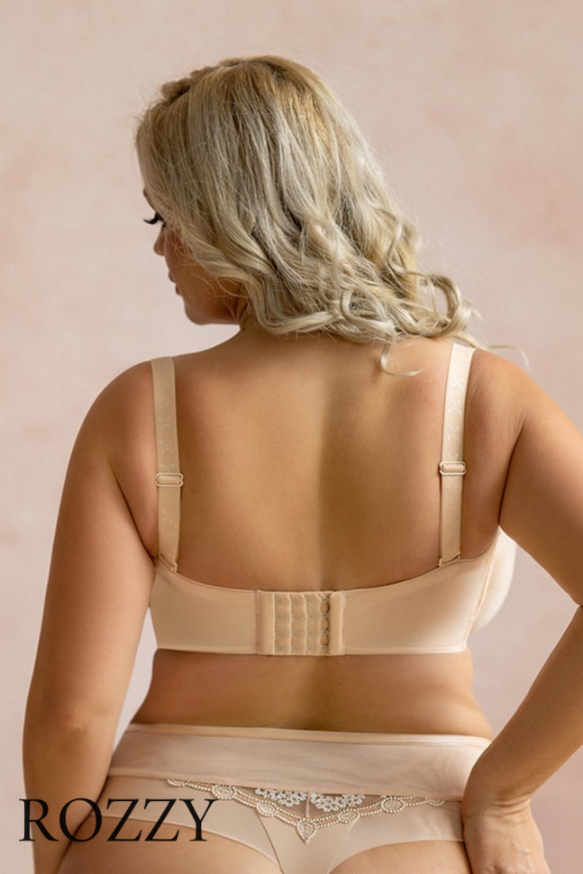 Бюстгальтер балконет Kris Line Fortuna Comfort Coffee бежевый