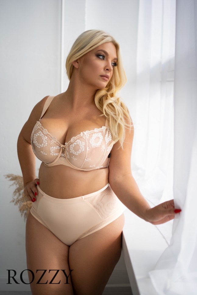 Трусы маски корректирующие Kris Line Fortuna Comfort Coffee бежевый 