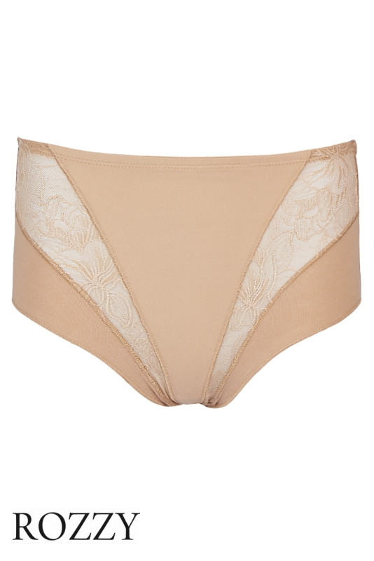 Трусы макси корректирующие хлопковые Nina Von C Cotton Shape 45160951 карамельный