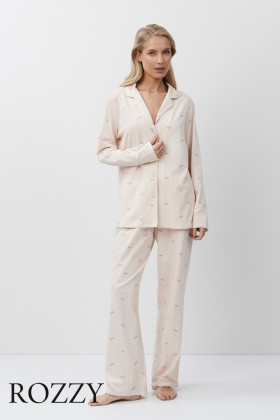 Пижама Aruelle Yvette персиковый