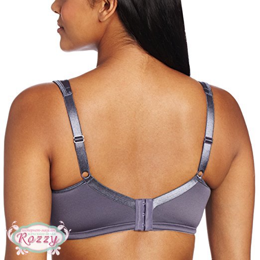 Бюстгальтер спортивный без косточек Playtex 4803 серо-голубой