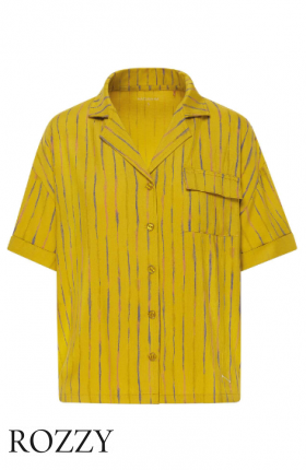 Рубашка домашняя Naturana Summer Break 46072 желтый/мультиколор К