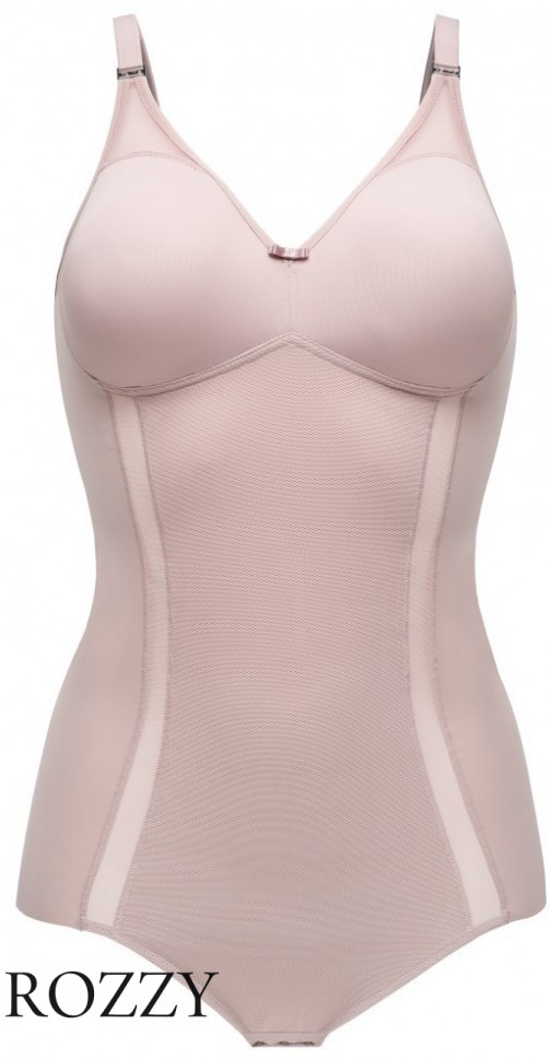 Боди корректирующее без косточек Felina Divine Vision 250222 серо-коричневый Ф