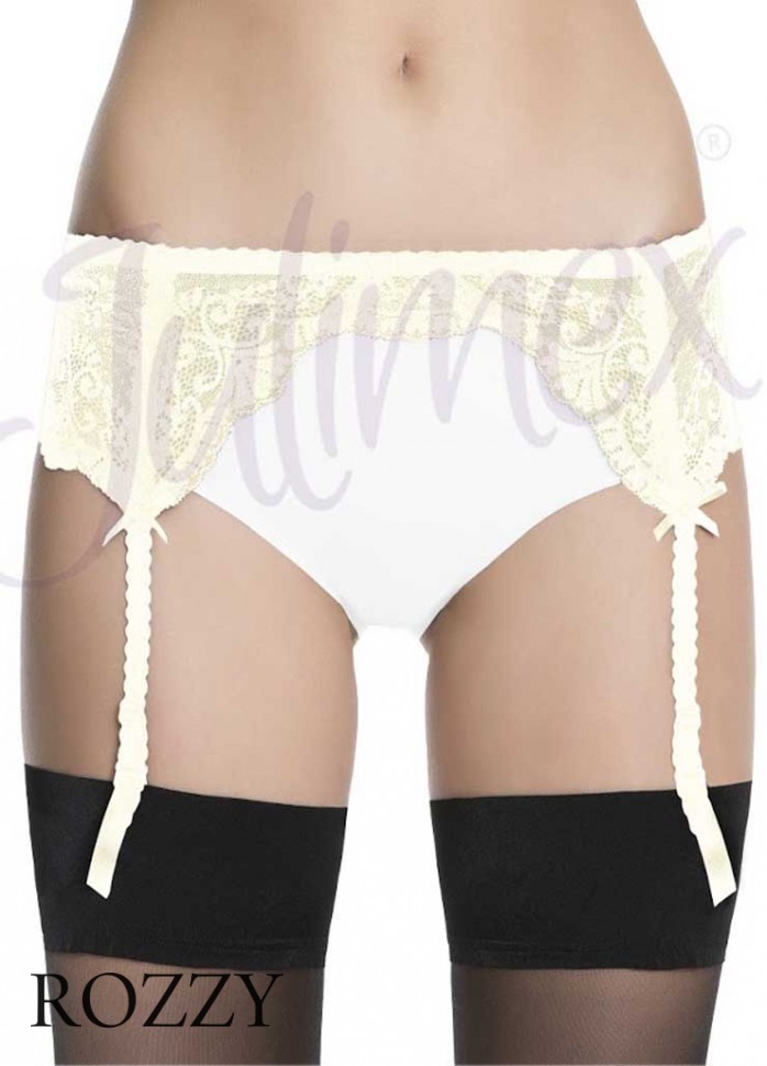 Пояс для чулок Julimex Freesia кремовый