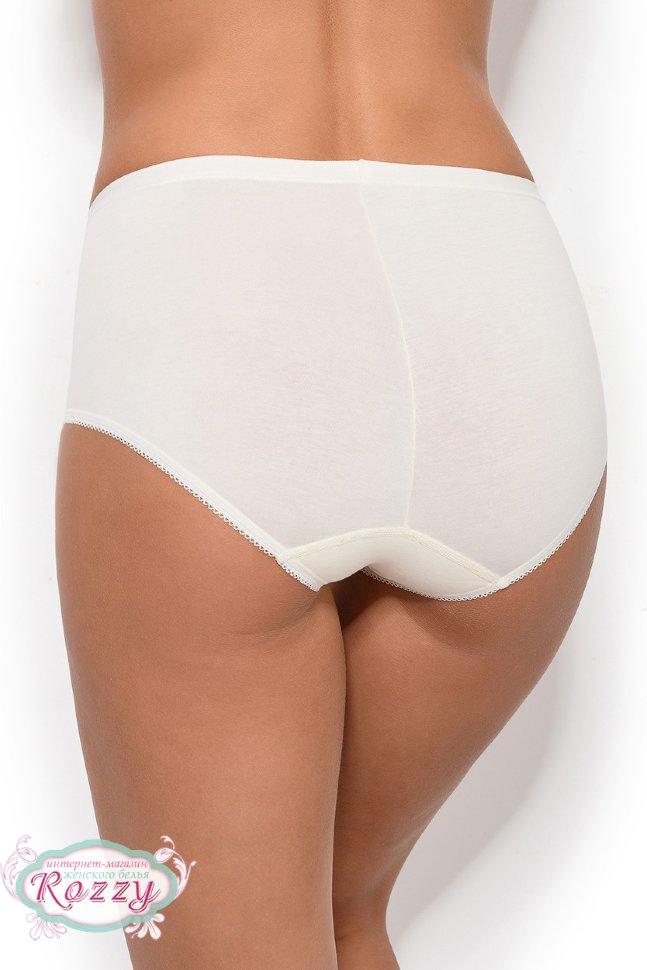 Трусы макси хлопковые Janira 31643 (уп.2шт.) белый, ванильный, песочный, черный 