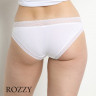 Трусы бикини хлопковые DIM Sexy Fashion 042J белый/черный (уп.2шт.)