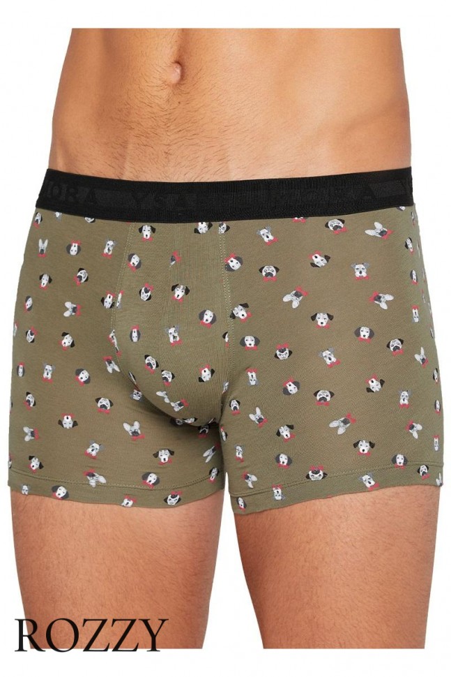 Трусы шорты мужские Ysabel Mora 20198 (уп.2шт) малиновый/хаки