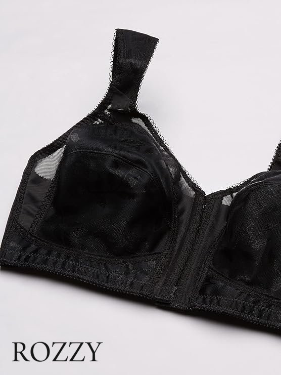 Бюстгальтер спереди застежка без косточек Playtex 4695 черный