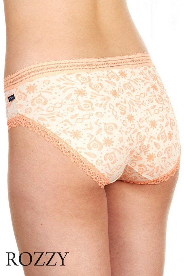 Трусы слипы хлопковые Key LPC 420 A22 оранжевый/сиреневый (уп.2шт.)