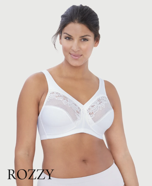 Бюстгальтер минимайзер без косточек Glamorise GI1003 белый