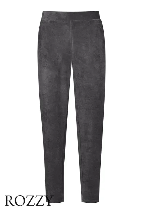 Брюки домашние велюровые Mey Velvet Dream 1220025 серый