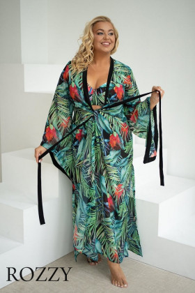 Халат пляжный Kris Line Jungle мультиколор