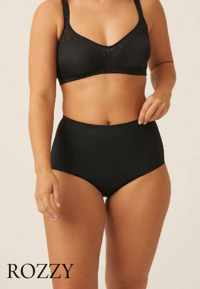 Трусы макси корректирующие Naturana Shaping Powerlace 4690 черный К 