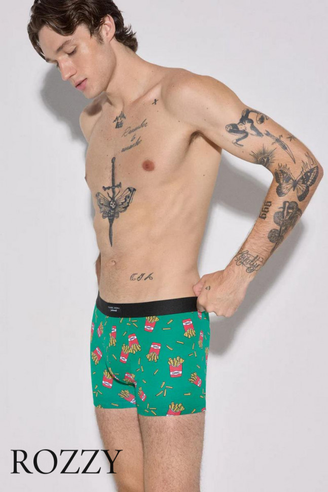 Трусы шорты мужские Ysabel Mora 20439 зеленый/серый (уп.2шт.)