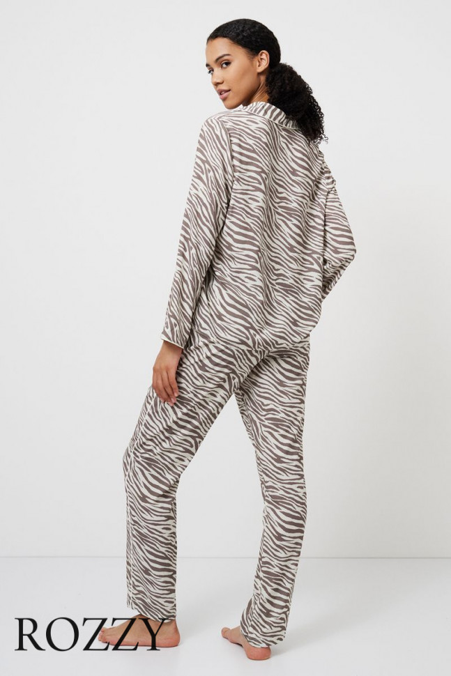 Пижама вискозная Aruelle Manuela капучино