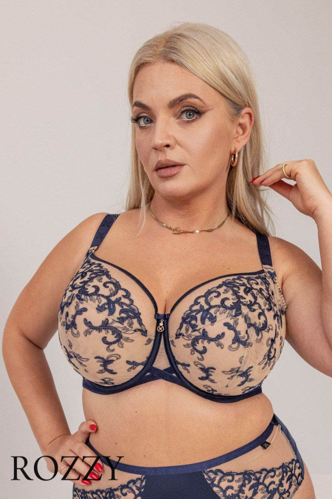 Бюстгальтер фулл-кап Kris Line Mystery темно-синий