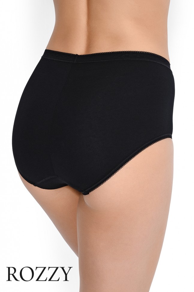 Трусы макси хлопковые Janira Esencial 31183 (уп.3шт) черный