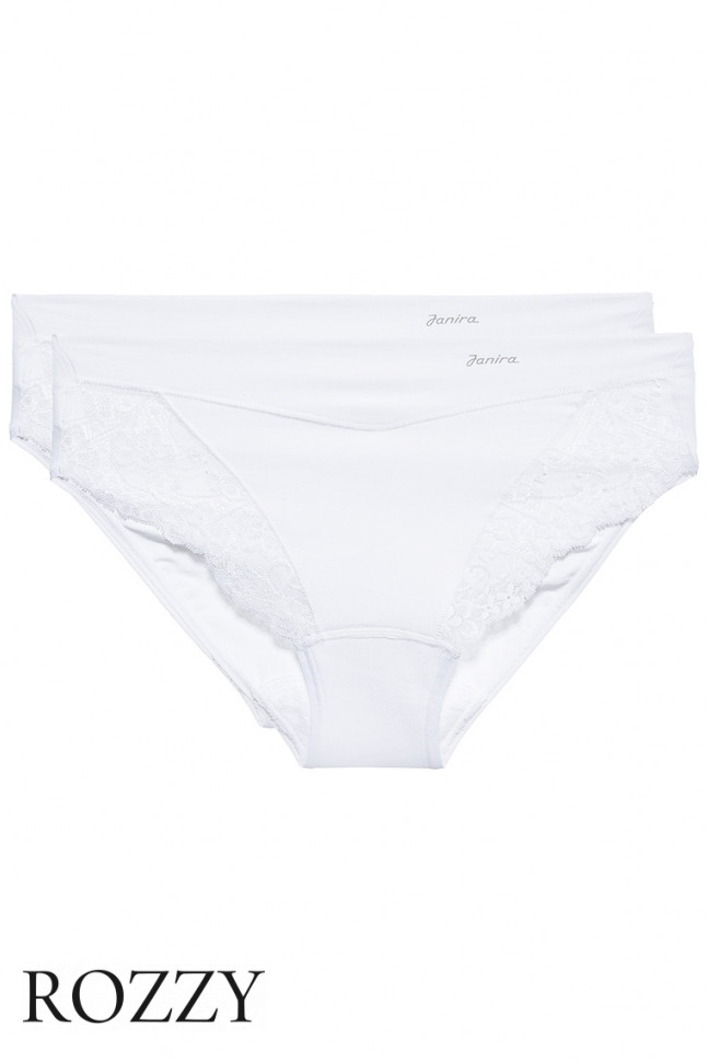 Трусы слипы хлопковые Janira Esencial 31397 (уп.2шт.) белый