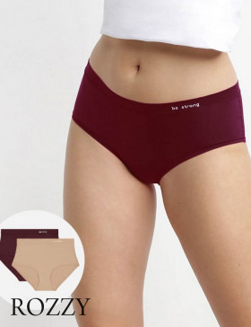 Трусы шорты DIM Oh My Dim’s 06W7 фиолетовый/розовый (уп.2шт.)