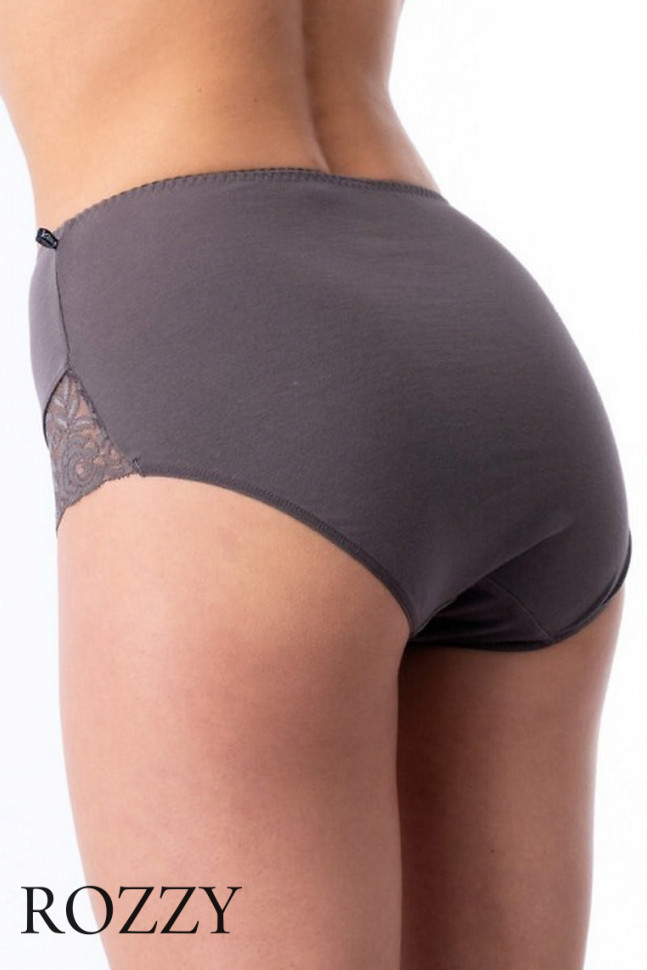 Трусы макси хлопковые Key LPF 816 шоколадный/мокко (уп.2шт.)