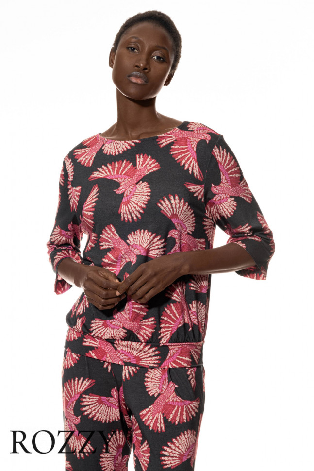 Футболка домашняя Mey Flying Bird 1210015 серый (515)