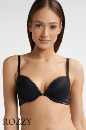 Бюстгальтер планж пуш-ап Esotiq Kyoko 40520 черный