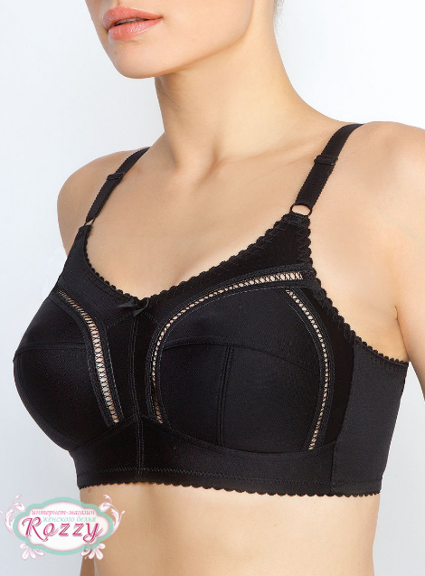 Бюстгальтер без косточек Senselle by Felina Vintage Classic 11007 черный