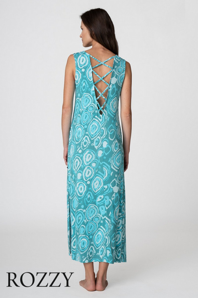 Платье домашнее Key LHD 068 A22 бирюзовый