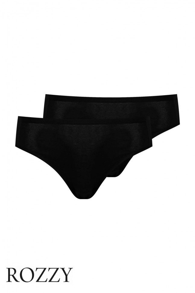 Трусы слипы хлопковые Nina Von C Base 402012299 черный (уп.2шт.)