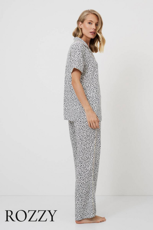 Пижама вискозная Aruelle Beatrich серый