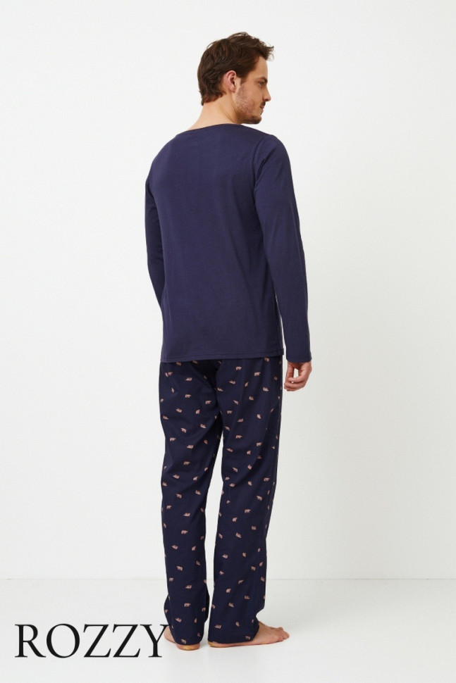 Пижама мужская Aruelle Ben Blue синий