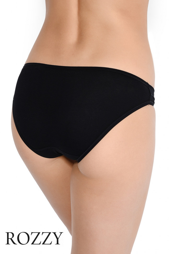 Трусы бикини хлопковые Janira 31638 черный (уп.2шт.)