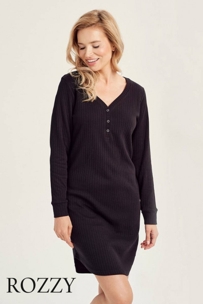 Сорочка хлопковая Taro Sisi 3002 черный