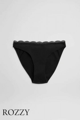 Трусы бикини хлопковые Ysabel Mora 19681 черный 