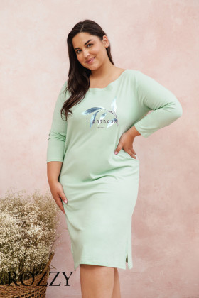 Сорочка хлопковая Taro Olympia Maxi 2996/3019/3020 фисташковый