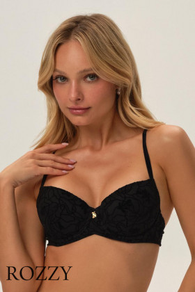 Бюстгальтер балконет пуш-ап Esotiq Organique/99X 41780 черный