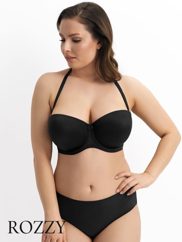 Бюстгальтер балконет трансформер Corin Karolina 25706 черный 