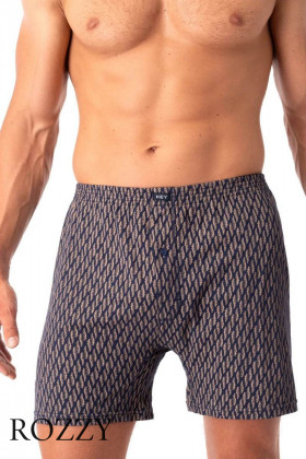 Трусы боксеры мужские Key MXC 821 темно-синий
