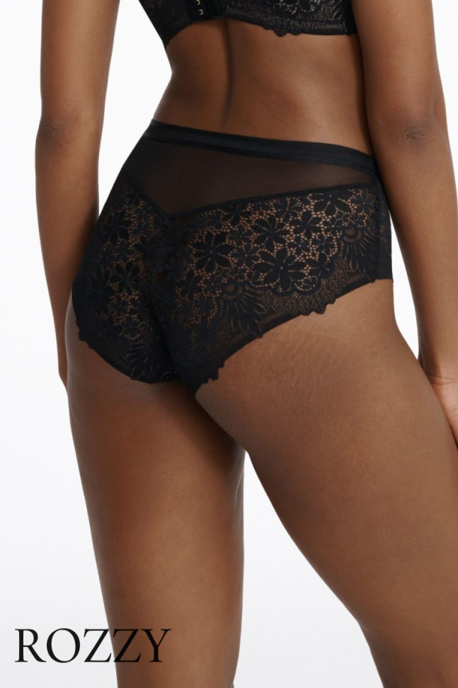 Трусы классика Esotiq Ilusion 41091 черный/графитовый