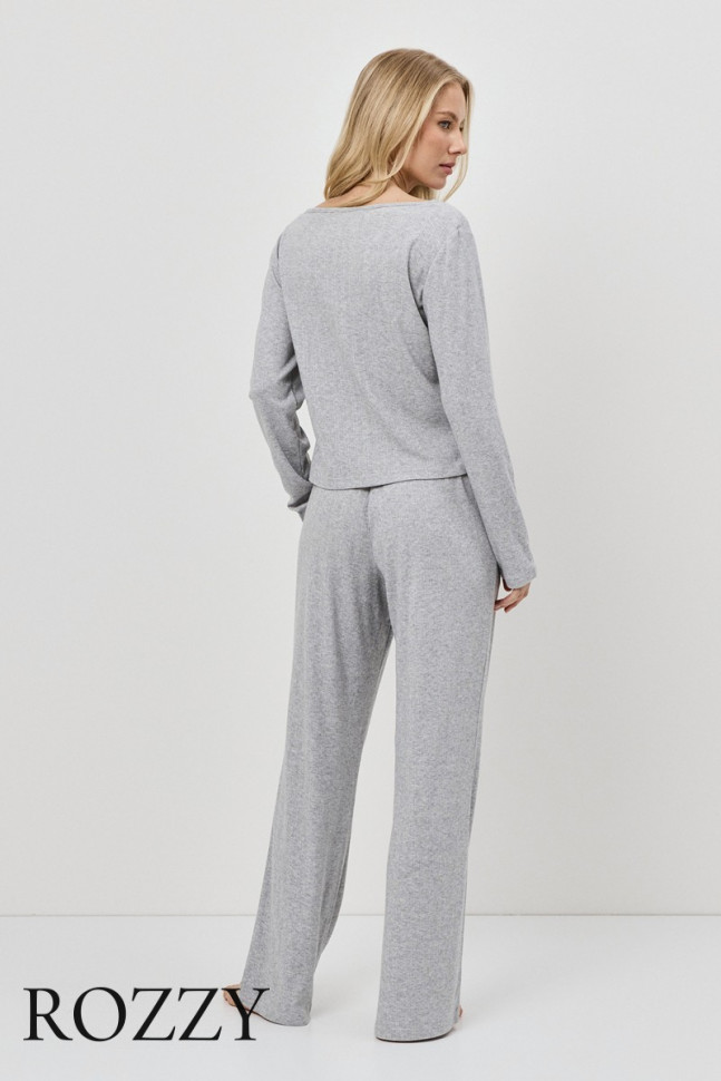 Пижама Aruelle Neve Set светло-серый