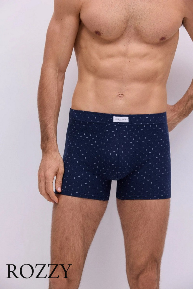 Трусы шорты мужские Ysabel Mora 20402 темно-синий/светло-серый (уп.2шт.)