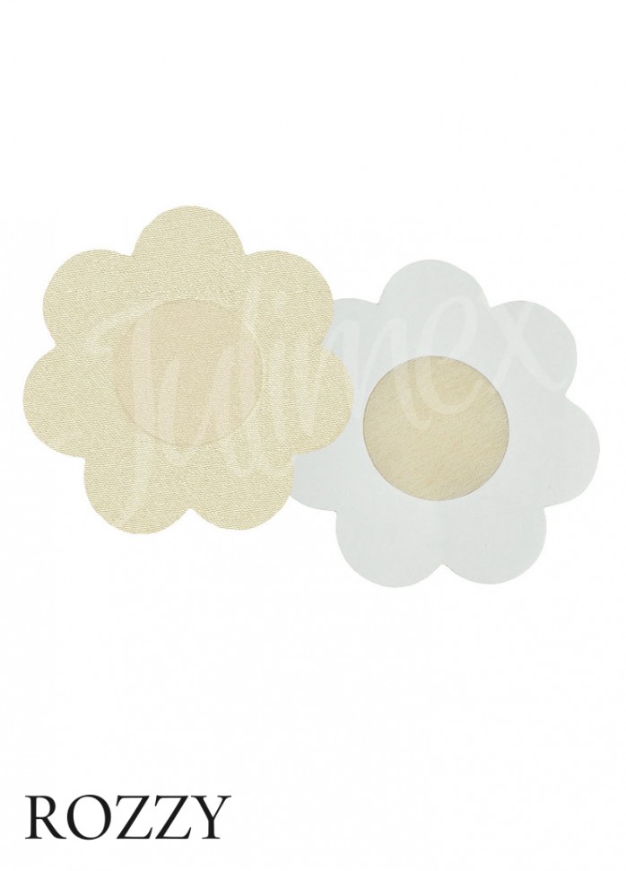 Наклейки на соски (цветочек) Julimex PS-07 телесный