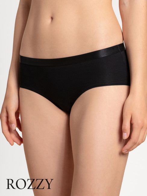 Трусы хипстеры хлопковые Calida Benefit Women 24901 черный (уп.2шт.)