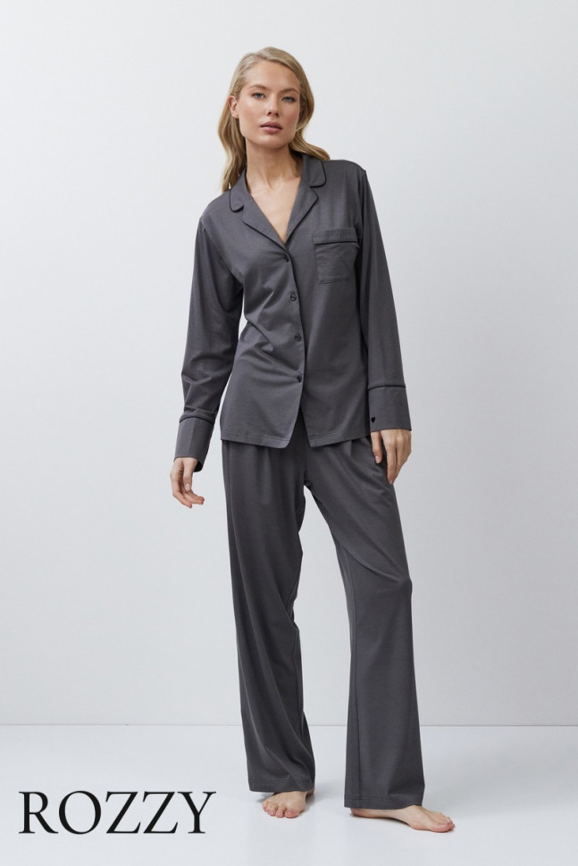 Пижама Aruelle Cadance Grey темно-серый