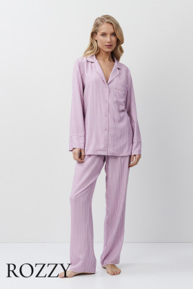 Пижама вискозная Aruelle Margareth лавандовый