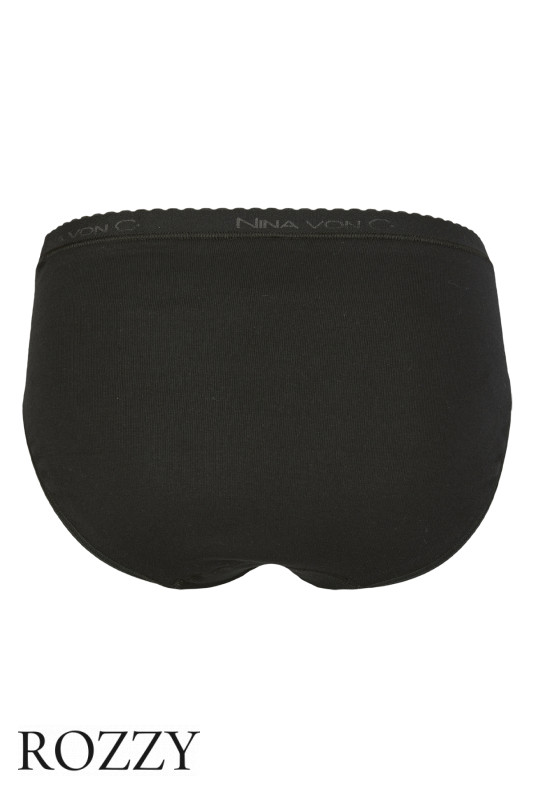 Трусы макси хлопковые Nina Von C Slipboutique 70160113 черный